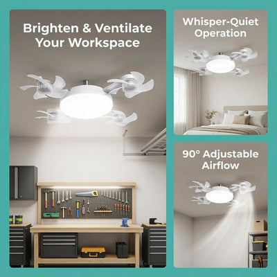 Sprintz™ Socket Ceiling Fan Light