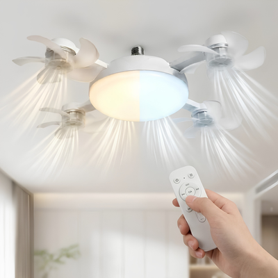 Sprintz™ Socket Ceiling Fan Light