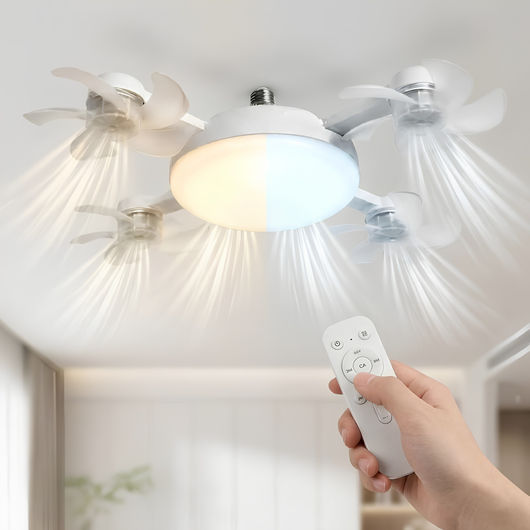 Sprintz™ Socket Ceiling Fan Light
