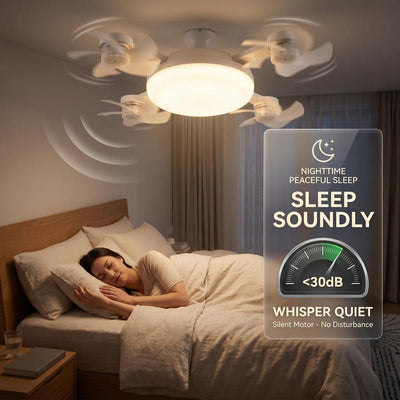 Sprintz™ Socket Ceiling Fan Light