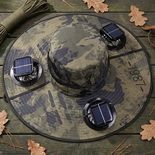 Flexmate Pro - Triple Solar-Fan Cooling Hat (Sales)